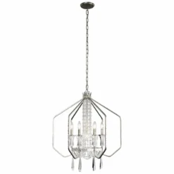 Barcelona 26" Wide Transcend Silver 7-Light Crystal Pendant 10 Barcelona 26" Wide Transcend Silver 7-Light Crystal Pendant -Outlet The Radiantix Store barcelona 26 inch wide transcend silver 7 light crystal pendant 74g12views1