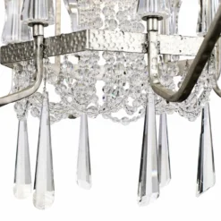Barcelona 26" Wide Transcend Silver 7-Light Crystal Pendant 11 Barcelona 26" Wide Transcend Silver 7-Light Crystal Pendant -Outlet The Radiantix Store barcelona 26 inch wide transcend silver 7 light crystal pendant 74g12views2