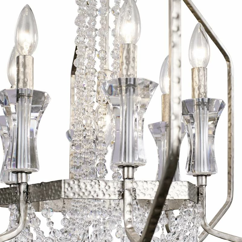 Barcelona 26" Wide Transcend Silver 7-Light Crystal Pendant 7 Barcelona 26" Wide Transcend Silver 7-Light Crystal Pendant - Image 5