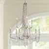 Barcelona 34 1/2" Wide Transcend Silver Crystal Chandelier -Outlet The Radiantix Store barcelona 34 and one half inch wide transcend silver crystal chandelier 11m24cropped