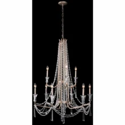Barcelona 34 1/2" Wide Transcend Silver Crystal Chandelier -Outlet The Radiantix Store barcelona 34 and one half inch wide transcend silver crystal chandelier 11m24views2