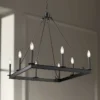 Barclay 26" Wide Matte Black 8-Light Chandelier -Outlet The Radiantix Store barclay 26 inch wide matte black 8 light chandelier 96e65cropped