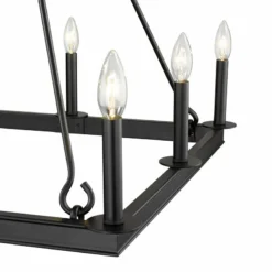 Barclay 26" Wide Matte Black 8-Light Chandelier 11 Barclay 26" Wide Matte Black 8-Light Chandelier -Outlet The Radiantix Store barclay 26 inch wide matte black 8 light chandelier 96e65views3