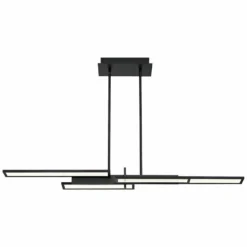 Bayswater 46"W Matte Black 4-Light LED Island Pendant Light -Outlet The Radiantix Store bayswater 46 inchw matte black 4 light led island pendant light 84h84views1