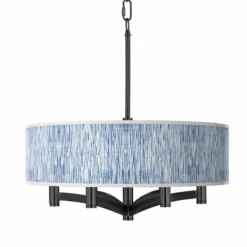 Beachcomb Ava 6-Light Black Pendant Chandelier