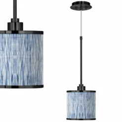 Beachcomb Giclee Black Mini Pendant Light