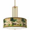 Bear Lodge Carey 24" Gold 4-Light Chandelier -Outlet The Radiantix Store bear lodge carey 24 inch gold 4 light chandelier 843n6