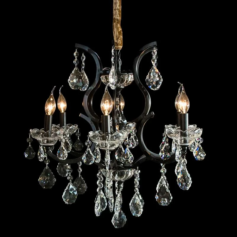 Beauport 24 1/2" Wide Black Crystal 6-Light Chandelier 3 Beauport 24 1/2" Wide Black Crystal 6-Light Chandelier