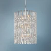 Belle Aurore 17"W Silver Leaf Crystal Foyer Pendant Light -Outlet The Radiantix Store belle aurore 17 inchw silver leaf crystal foyer pendant light 77m75cropped