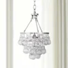 Bling 11 1/4" Wide Polished Nickel And Glass Mini Pendant -Outlet The Radiantix Store bling 11 and one quarter inch wide polished nickel and glass mini pendant 1c629cropped