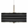 Bold Black Stripe Giclee Glow 16" Wide Pendant Light -Outlet The Radiantix Store bold black stripe giclee glow 16 inch wide pendant light 28d79