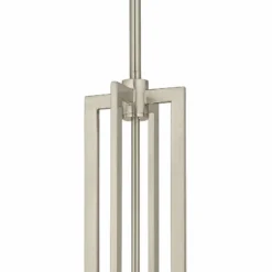 Botanical Carey 24" Brushed Nickel 4-Light Chandelier -Outlet The Radiantix Store botanical carey 24 inch brushed nickel 4 light chandelier 004f7views1
