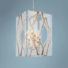 Brenton Cove 18"W Gold Mist Gold Leaf 8-Light Foyer Pendant -Outlet The Radiantix Store brenton cove 18 inchw gold mist gold leaf 8 light foyer pendant 77p12cropped