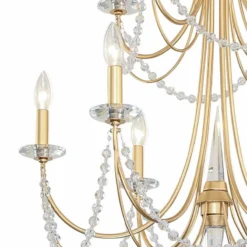 Brentwood 26" Wide French Gold 10-Light 2-Tier Chandelier 9 Brentwood 26" Wide French Gold 10-Light 2-Tier Chandelier -Outlet The Radiantix Store brentwood 26 inch wide french gold 10 light 2 tier chandelier 442k1views1
