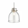 Briar 12" Wide Polished Nickel Mini Pendant With Bell Shade -Outlet The Radiantix Store briar 12 inch wide polished nickel mini pendant with bell shade 43c91