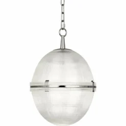 Brighton 13" Wide Polished Nickel Ball Pendant Light
