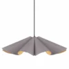 Bruck Delfina 23 1/2" Wide Gray Oak And Ash Pendant Light