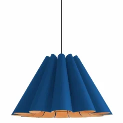 Bruck Lora 27 1/2" Wide Blue And Ash Wood Pendant Light