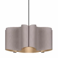 Bruck Paulina 19 3/4"W Gray Oak And Ash Wood Pendant Light