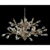 Budding Crystal 39" Wide Antique Silver 10-Light Chandelier -Outlet The Radiantix Store budding crystal 39 inch wide antique silver 10 light chandelier 86v90