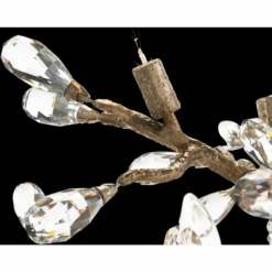 Budding Crystal 39" Wide Antique Silver 10-Light Chandelier 7 Budding Crystal 39" Wide Antique Silver 10-Light Chandelier -Outlet The Radiantix Store budding crystal 39 inch wide antique silver 10 light chandelier 86v90views2