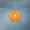 Caledonia 10"W Orange Honeycomb Glass LED Mini Pendant Light -Outlet The Radiantix Store caledonia 10 inchw orange honeycomb glass led mini pendant light 79n17cropped