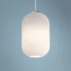 AFX Callie 9" Wide Frosted White Ribbed Glass Mini Pendant 2 AFX Callie 9" Wide Frosted White Ribbed Glass Mini Pendant -Outlet The Radiantix Store callie 9 inch wide frosted white ribbed glass mini pendant 69d67cropped