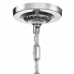 Calylah 21 1/2" Wide Chrome And Crystal Chandelier -Outlet The Radiantix Store calylah 21 and one half inch wide chrome and crystal chandelier 56n57views3