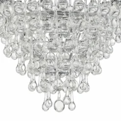 Calypso 12" Wide Crystal And Chrome Chandelier -Outlet The Radiantix Store calypso 12 inch wide crystal and chrome chandelier 2c225views1
