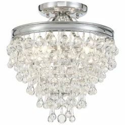 Calypso 12" Wide Crystal And Chrome Chandelier -Outlet The Radiantix Store calypso 12 inch wide crystal and chrome chandelier 2c225views3