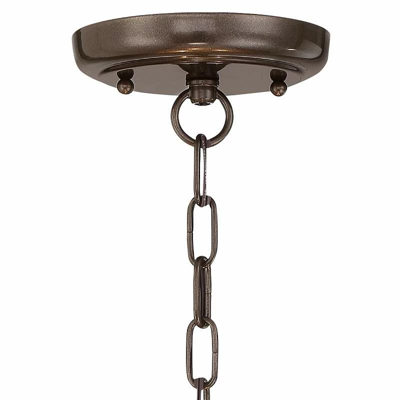 Calypso 12" Wide Crystal Vibrant Bronze Chandelier 6 Calypso 12" Wide Crystal Vibrant Bronze Chandelier - Image 4