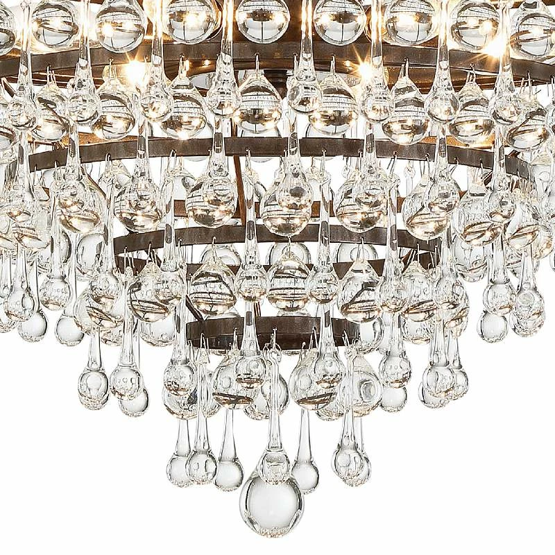 Calypso 20" Wide Crystal Vibrant Bronze Chandelier 5 Calypso 20" Wide Crystal Vibrant Bronze Chandelier - Image 3