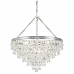 Calypso 24" Wide Polished Chrome And Crystal Chandelier 10 Calypso 24" Wide Polished Chrome And Crystal Chandelier -Outlet The Radiantix Store calypso 24 inch wide polished chrome and crystal chandelier 7f895