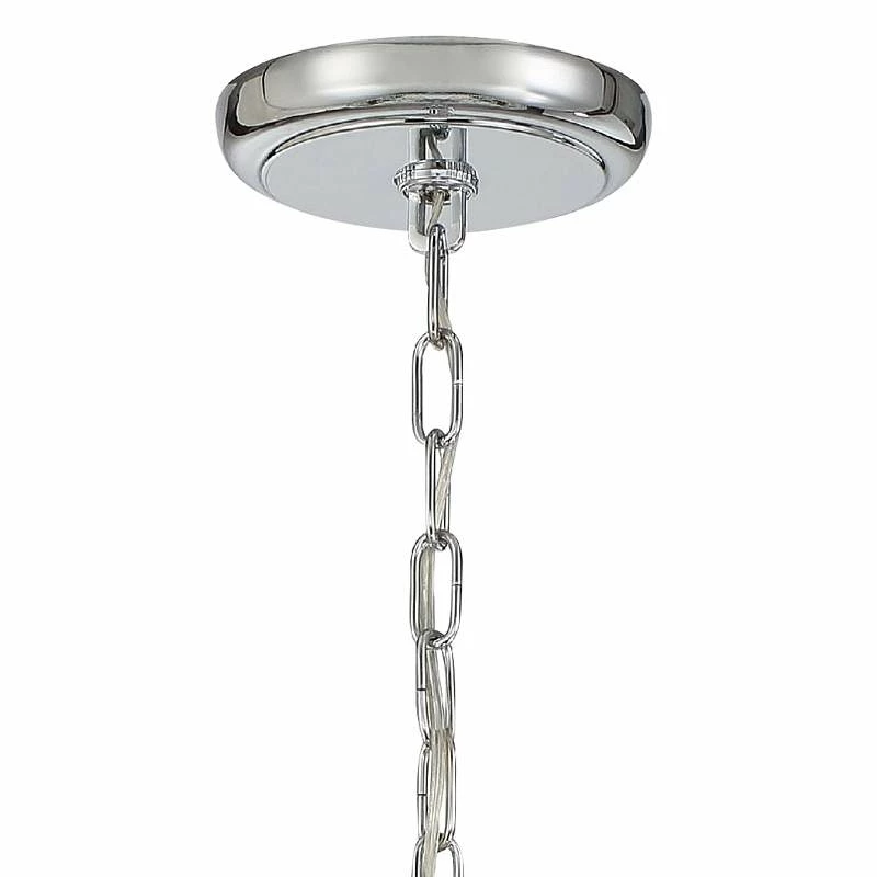Calypso 24" Wide Polished Chrome And Crystal Chandelier 7 Calypso 24" Wide Polished Chrome And Crystal Chandelier - Image 5