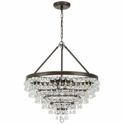 Calypso 24" Wide Vibrant Bronze And Crystal Chandelier 13 Calypso 24" Wide Vibrant Bronze And Crystal Chandelier -Outlet The Radiantix Store calypso 24 inch wide vibrant bronze and crystal chandelier 6f644views4