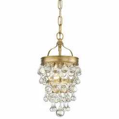 Outlet The Radiantix Store -Outlet The Radiantix Store calypso 7 and one half inch wide vibrant gold and crystal mini chandelier 71x53