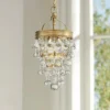 Calypso 7 1/2" Wide Vibrant Gold And Crystal Mini Chandelier 1 Calypso 7 1/2" Wide Vibrant Gold And Crystal Mini Chandelier -Outlet The Radiantix Store calypso 7 and one half inch wide vibrant gold and crystal mini chandelier 71x53cropped