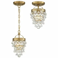 Calypso 7 1/2" Wide Vibrant Gold And Crystal Mini Chandelier 13 Calypso 7 1/2" Wide Vibrant Gold And Crystal Mini Chandelier -Outlet The Radiantix Store calypso 7 and one half inch wide vibrant gold and crystal mini chandelier 71x53views4
