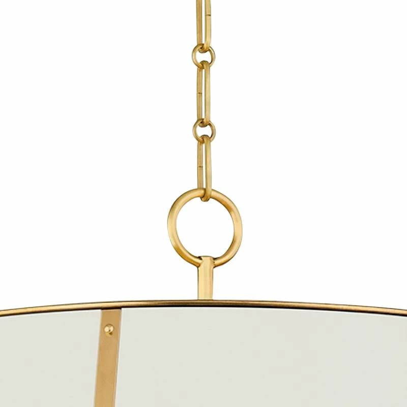 Cambridge 28 1/4" Wide Aged Brass 6-Light Chandelier 6 Cambridge 28 1/4" Wide Aged Brass 6-Light Chandelier - Image 4