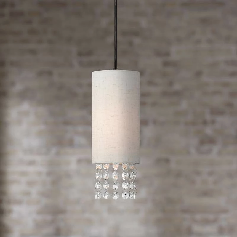 Carlisle 4 3/4" Wide English Bronze And Crystal Mini Pendant 3 Carlisle 4 3/4" Wide English Bronze And Crystal Mini Pendant