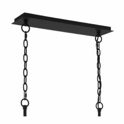 Carrine 38 1/2" Wide Black And Silver Island 8-Light Pendant -Outlet The Radiantix Store carrine 38 and one half inch wide black and silver island 8 light pendant 140d0views1