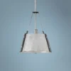 Cartwright 15 1/4"W Polished Antique Nickel Pendant Light 2 Cartwright 15 1/4"W Polished Antique Nickel Pendant Light -Outlet The Radiantix Store cartwright 15 and one quarter inchw polished antique nickel pendant light 45d96cropped