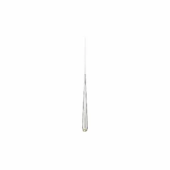Cascade 6 1/2" Wide Polished Nickel LED Mini Pendant