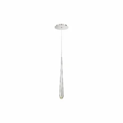 Cascade 6 1/2" Wide Polished Nickel LED Mini Pendant -Outlet The Radiantix Store cascade 6 and one half inch wide polished nickel led mini pendant 55r17views3