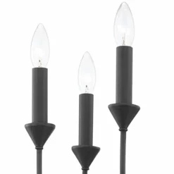 Troy Cate 21 1/2" Wide Forged Iron 7-Light Chandelier -Outlet The Radiantix Store cate 21 and one half inch wide forged iron 7 light chandelier 501j1views1