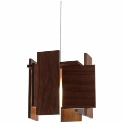 Cerno Abeo 15" Wide Oiled Walnut LED Pendant Light 7 Cerno Abeo 15" Wide Oiled Walnut LED Pendant Light -Outlet The Radiantix Store cerno abeo 15 inch wide oiled walnut led pendant light 1r647views1
