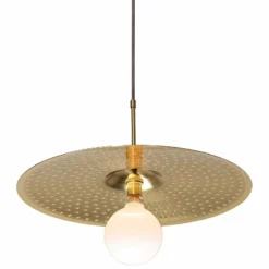 Cerno Ico 20" Wide Spun Solid Brass Pendant Light -Outlet The Radiantix Store cerno ico 20 inch wide spun solid brass pendant light 65g52views2