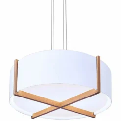 Cerno Plura 30" Wide Gloss White LED Pendant Light -Outlet The Radiantix Store cerno plura 30 inch wide gloss white led pendant light 71x24