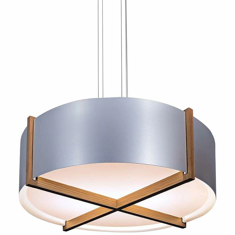 Cerno Plura 36" Wide Brushed Aluminum LED Pendant Light 4 Cerno Plura 36" Wide Brushed Aluminum LED Pendant Light - Image 2