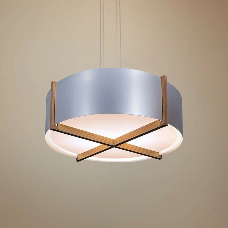 Cerno Plura 36" Wide Brushed Aluminum LED Pendant Light 3 Cerno Plura 36" Wide Brushed Aluminum LED Pendant Light